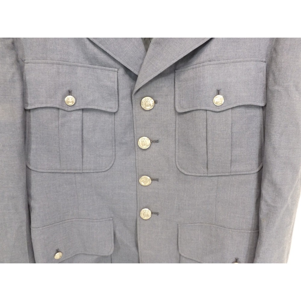 Herman D. Oritsky US Air Force 100% WOOL Dress Blue coat - Men's size 42R - Picture 4 of 16
